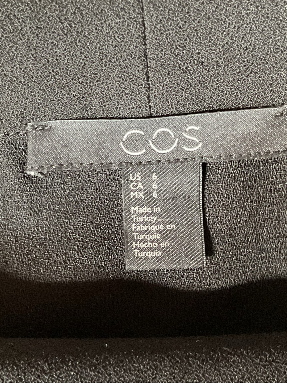 Cos black Tunic, 6 - Picture 6 of 6
